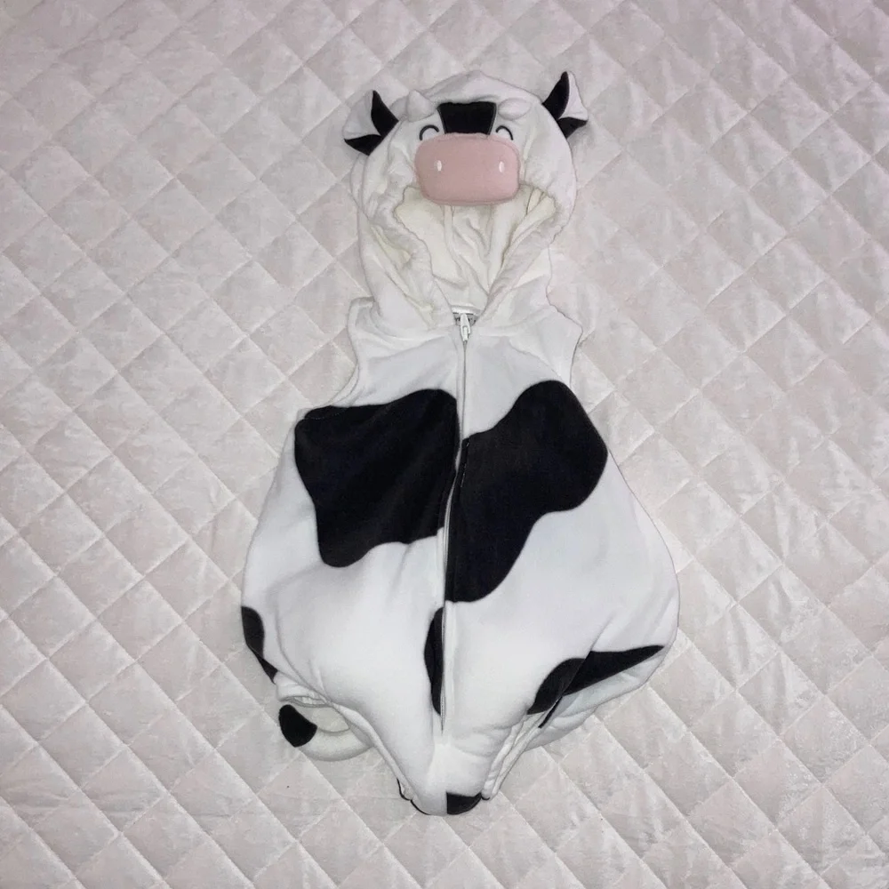 #68. 🆕 NWT - Carter's Black and White Cow Print Costume - Picture 2 of 9